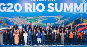 Milei no participó de la foto oficial en el cierre de la cumbre del G20