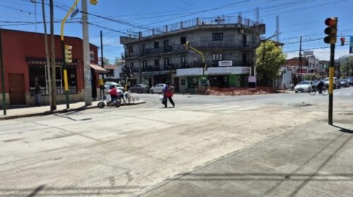Obra pluvial: quedó habilitado el tránsito en la av. San Martín al 2.100