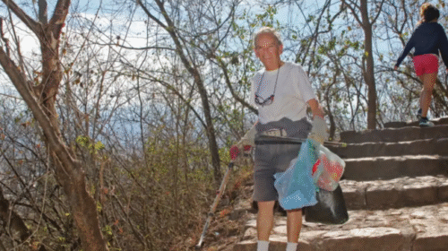 Murió Jorge Renta, el hombre que limpiaba el cerro San Bernardo.