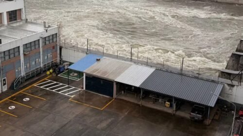 Defensa Civil monitorea la apertura de las compuertas del dique El Tunal