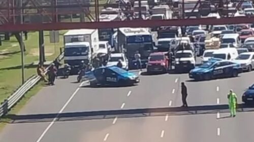 BUENOS AIRES: Caos en la General Paz por un choque entre siete autos: hay 12 heridos
