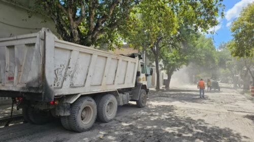 Comenzó la renovación de la calzada en Santiago del Estero al 300 y al 400