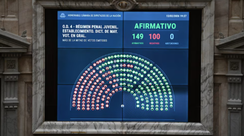 El Gobierno logró por amplia mayoría la media sanción en Diputados para bajar la edad de imputabilidad a 14 años