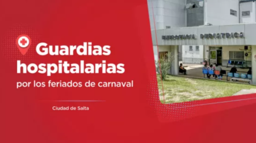 Los servicios de salud pública trabajarán con guardias para emergencias durante el carnaval