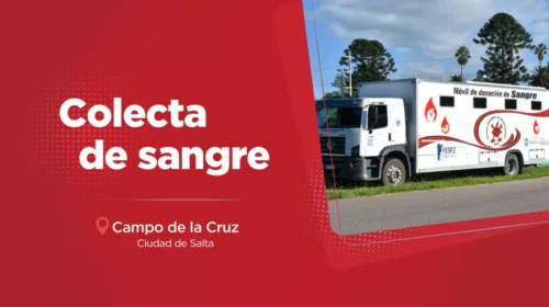Colecta de sangre grupo O positivo este sábado en el Campo de la Cruz