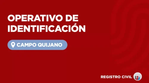 El móvil del Registro Civil atenderá en Campo Quijano y La Silleta