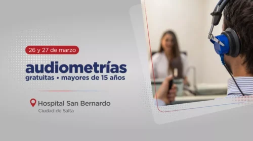 Realizarán audiometrías gratuitas en el hospital San Bernardo por el Día de la Audición