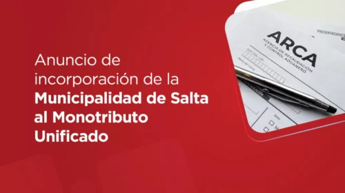 Convocan a los medios para anunciar la incorporación de Salta al Monotributo Unificado