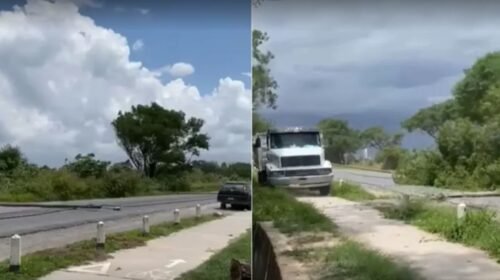 Cortaron la Ruta 22 entre La Merced y San Agustín