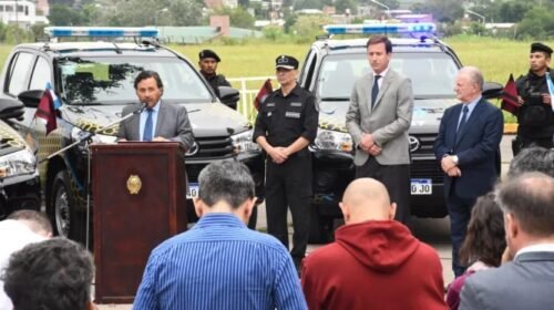 Durante la gestión de Gustavo Sáenz se renovó el 52% del parque automotor de la Policía de Salta