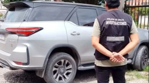 Recuperan una camioneta robada durante un control preventivo en talleres de Salta