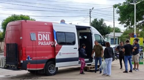 El móvil del Registro Civil llega al municipio de Pichanal