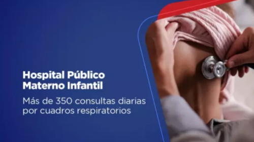 La emergencia pediátrica del Materno Infantil supera las 350 consultas diarias por cuadros respiratorios