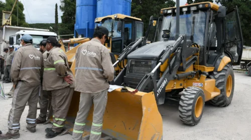 Capacitaron a operarios municipales en el uso de nuevas maquinarias