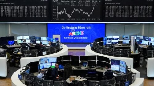 Euforia en las bolsas europeas y baja del precio del petróleo en respuesta al anuncio de tregua en Medio Oriente