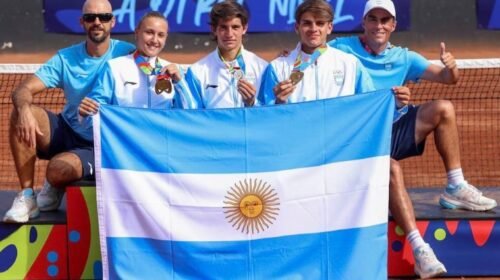 El tenis argentino brilló en los Juegos Suramericanos de la Juventud Panamá 2026 con tres oros y una plata