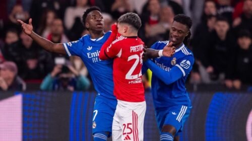 La contundente sanción que le impuso la UEFA a Gianluca Prestianni por su cruce con Vinícius Júnior