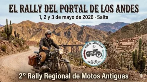 Llega a Salta el 2° Rally Regional de Motos Antiguas