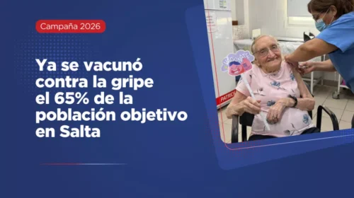 Más del 65% de la población objetivo ya recibió la vacuna antigripal en Salta