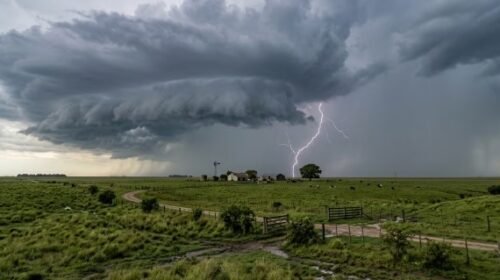 Un trabajador rural murió tras ser alcanzado por un rayo en un campo de Corrientes