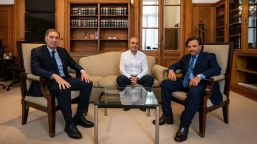 Sáenz se reunió con Santilli y “Lule” Menem para avanzar en una agenda de políticas de desarrollo federal