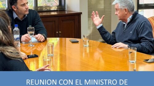 REUNION CON EL MINISTRO DE GOBIERNO, JUSTICIA Y DERECHOS HUMANOS, IGNACIO JARSUN.
