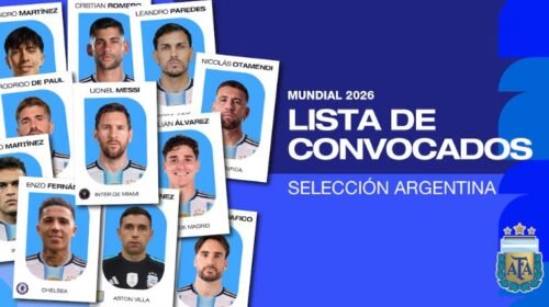 Scaloni oficializó la lista de 26 convocados de Argentina para el Mundial 2026