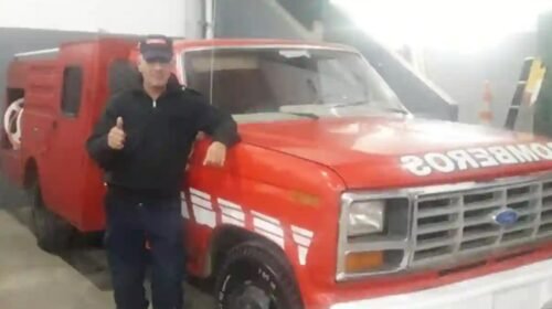 Bomberos de Jujuy viajaron a Santa Teresita para recibir una donación, pero ahora no tienen nafta para volver