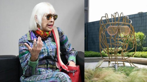 Marta Minujín donó una escultura a la ciudad y fue distinguida como Huésped de Honor