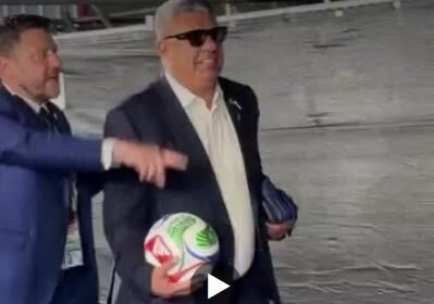 “La pelota de los tres goles de Messi”: el video que publicó Claudio Tapia tras el triunfo de Argentina y el detalle que hizo furor