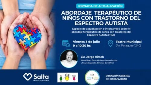 Charla para padres: habrá una actualización Integral sobre el Abordaje del TEA