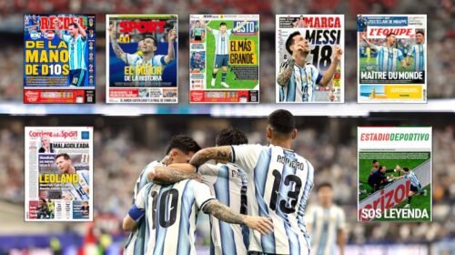 “El mundo a sus pies: así homenajearon los diarios internacionales a Lionel Messi tras la consagración”