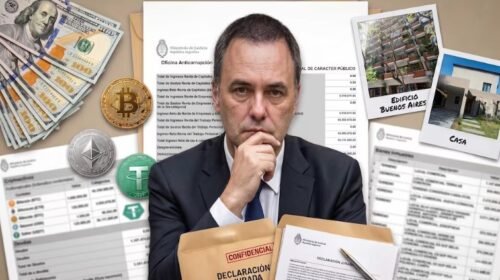 Cuánto ocultó Adorni desde que llegó al poder: el detalle de los dólares, criptomonedas y propiedades que no había declarado