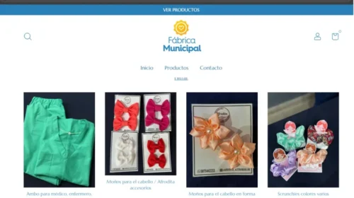 La Municipalidad lanzó la tienda virtual de las Fábricas Municipales