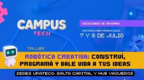 Mañana se presentará Campus Tech, la propuesta tecnológica para las vacaciones de invierno