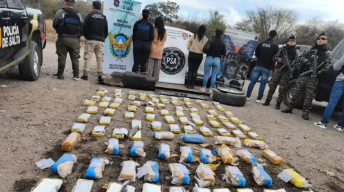 La Policía de Salta desarticuló una organización narcocriminal y secuestró más de 190 kilos de cocaína