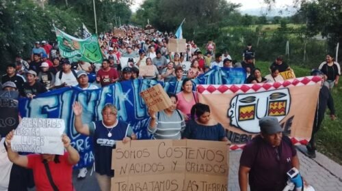Senador asegura que la cesión de territorio del Pueblo Lule “es un despojo”