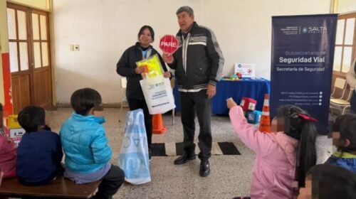 Más de 130 alumnos primarios de Cerrillos se capacitaron en como Promotores Viales
