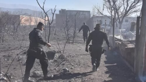 Extreman las medidas operativas ante la persistencia de fuertes vientos y el riesgo de incendios