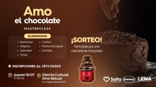 MasterClass “Amo el chocolate” en el Dino Saluzzi