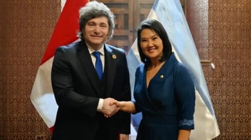 Javier Milei se reunió con Keiko Fujimori en Perú para analizar la agenda económica y de seguridad