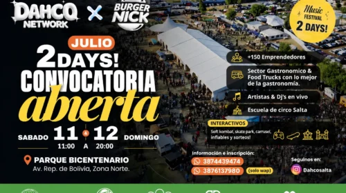 El Parque Bicentenario recibe una nueva edición del Dahco Network & Burger Nick