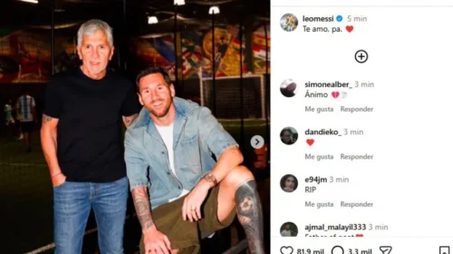 La desgarradora carta de Lionel Messi para despedir a su padre: “No sé cómo seguir”