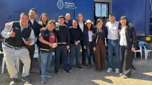 El Tren “25 de Mayo” llegó a Cerrillos con más de 15 servicios sanitarios y sociales