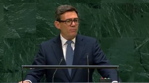 El primer ministro británico lanzó una advertencia por Malvinas y aseguró que se mantendrán “firmes frente a cualquier amenaza”