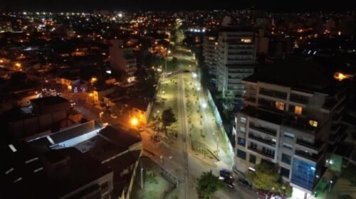 Vecinos destacaron la nueva iluminación en Junín y las vías del ferrocarril
