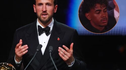 El emotivo discurso de Harry Kane tras ganar su primer Balón de Oro y la llamativa reacción de Lamine Yamal