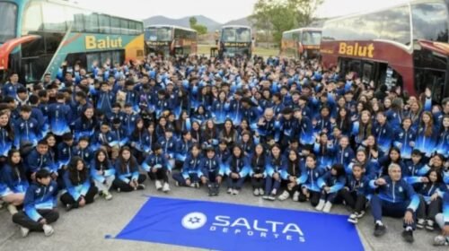 Rumbo a los Juegos Evita: Salta ya viaja a Mar del Plata con una comitiva de 400 personas